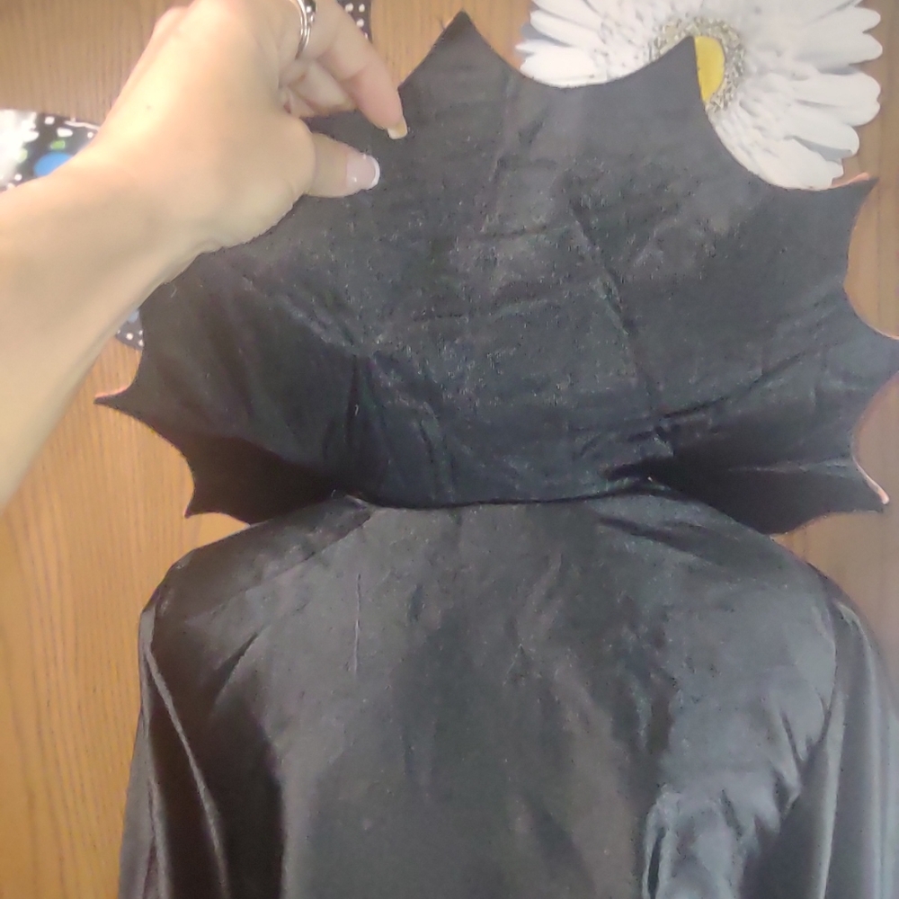 Kids Black and Orange Halloween Costume Dress - Picture 5 of 8